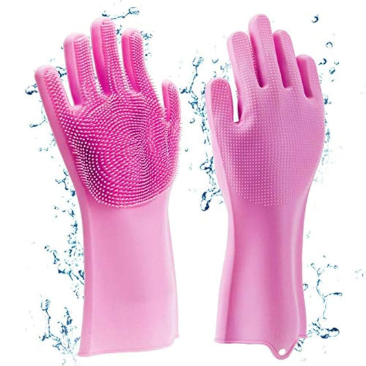Magic Silicone Cleaning Hand Gloves for Kitchen